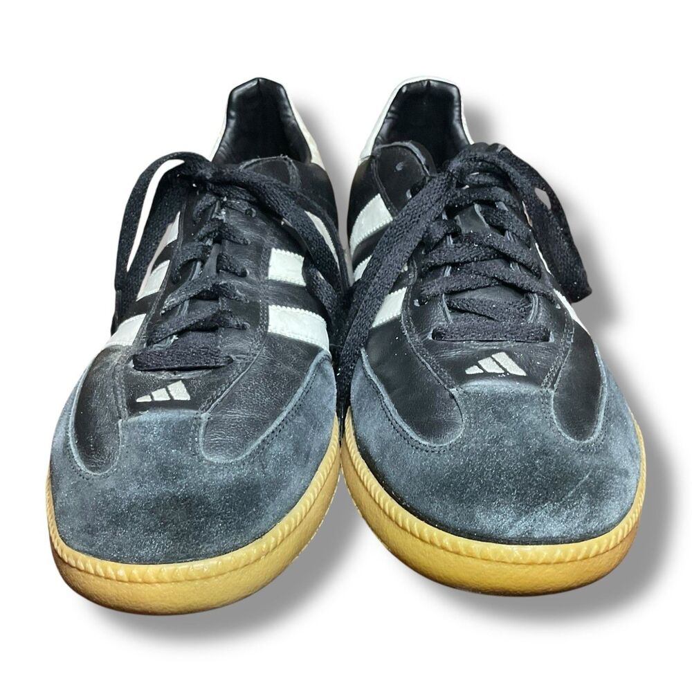 Adidas Samba Millennium Black And White Indoor Soccer Shoe Men's Size 12, 088559